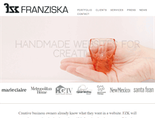 Tablet Screenshot of byfranziska.com